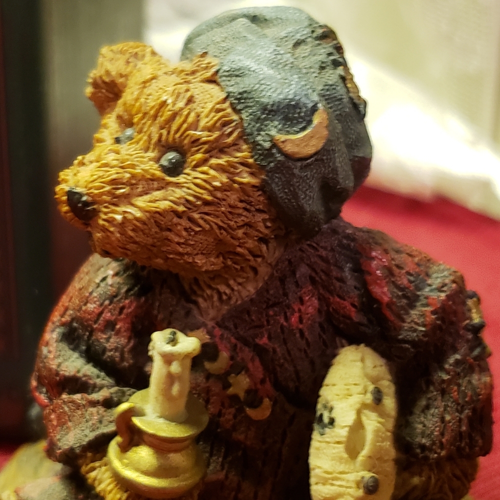 Boyd's Bears & Friends Bearstone Figurine  Bedtime W/Box
